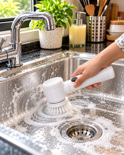 ROVIK Electric Spin Scrubber | Cordless Cleaning Brush