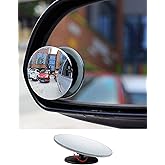 ROVIK Blind Spot Mirror 360° Adjustable Convex Glass