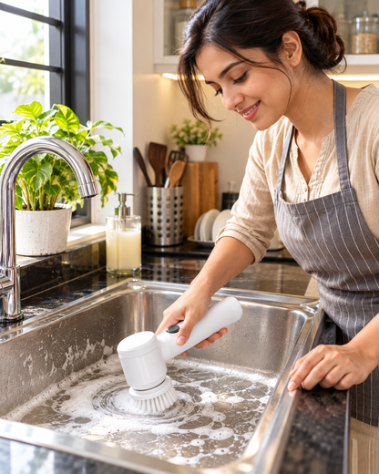 ROVIK Electric Spin Scrubber | Cordless Cleaning Brush
