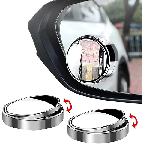 ROVIK Blind Spot Mirror 360° Adjustable Convex Glass